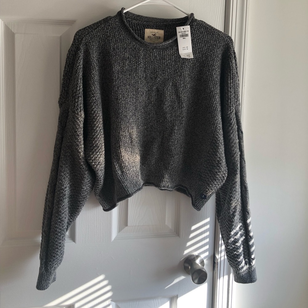 Brand new hollister cropped sweater